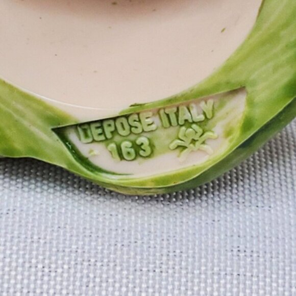 VTG Fontanini Plastic Depose Italy Angel #163 Green Figurine Playing Violin - Picture 3 of 8